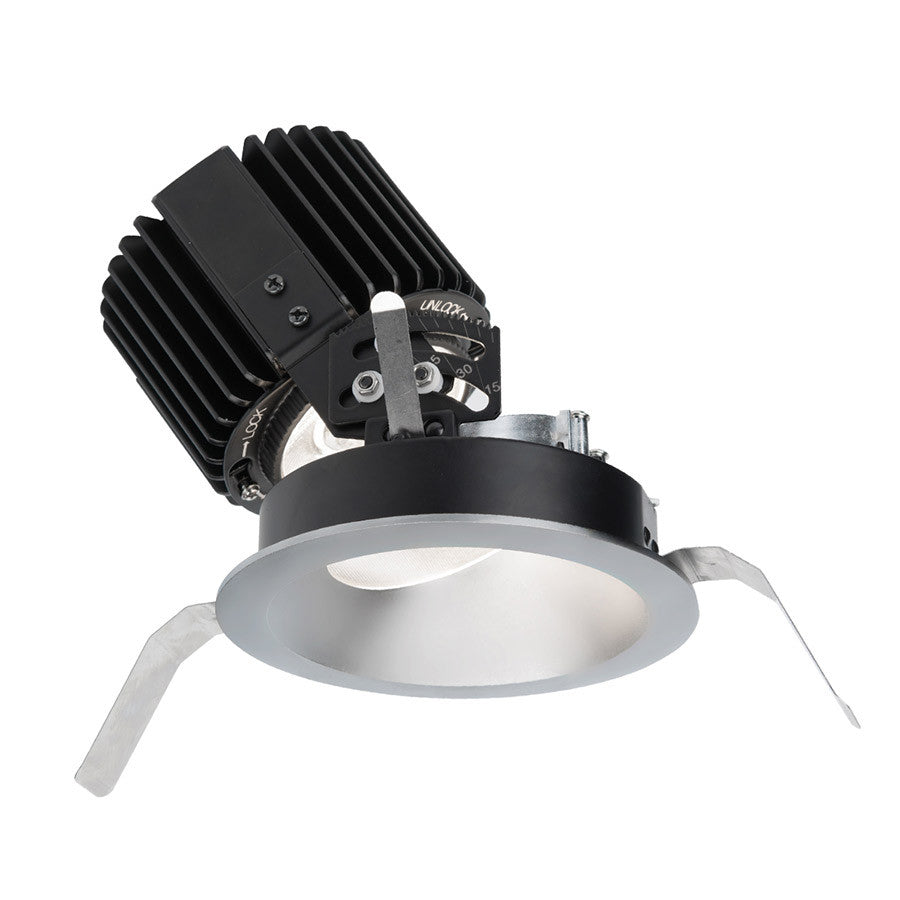 Volta Round Adjustable Trim with LED Light Engine Spot 15 Beam 3000K Soft White in Haze