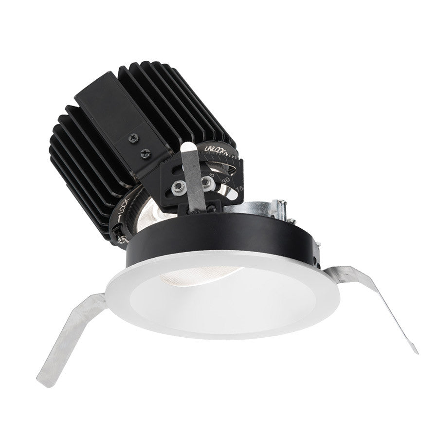 Volta Round Adjustable Trim with LED Light Engine Spot 15 Beam 2700K Warm White in White