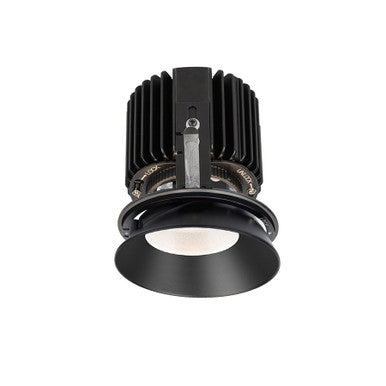 Volta Round Shallow Regressed Invisible Trim with LED Light Engine Spot 15 Beam 4000K Cool White in Black