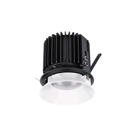 Volta 4.5in Round Shallow Regressed Trimless Flood Beam 2700-6500K in White - R4RD1L-FTWB-WT
