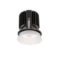 Volta Round Shallow Regressed Invisible Trim with LED Light Engine Flood 45 Beam 2700K Warm White 90CRI in White
