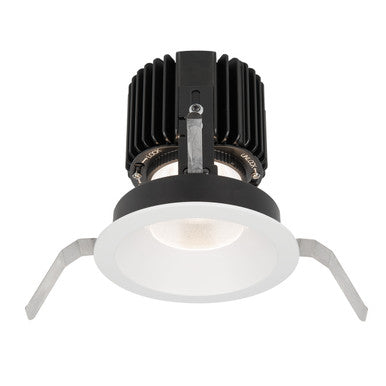 Volta 4.5in Round Shallow Regressed Trim Narrow Beam 1800-4000K in White - R4RD1T-NTWA-WT