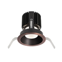 Volta 4.5in Round Shallow Regressed Trim Flood Beam 2700-6500K in Copper Bronze - R4RD1T-FTWB-CB