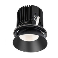 Volta Round Invisible Trim with LED Light Engine Spot 15 Beam 2700K Warm White in Black