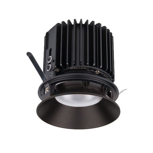 Volta Round Invisible Trim with LED Light Engine Wide Flood 60 Beam 3500K White in Copper Bronze