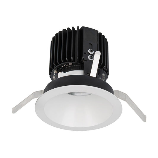 Volta Round Trim with LED Light Engine Wide Flood 60 Beam 3000K Soft White 90CRI in White
