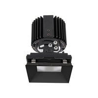 Volta Square Adjustable Invisible Trim with LED Light Engine Spot 15 Beam 4000K Cool White in Black