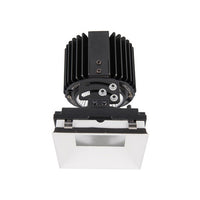 Volta Square Adjustable Invisible Trim with LED Light Engine Flood 45 Beam 2700K Warm White in White