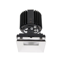 Volta Square Adjustable Invisible Trim with LED Light Engine Flood 45 Beam 4000K Cool White in White