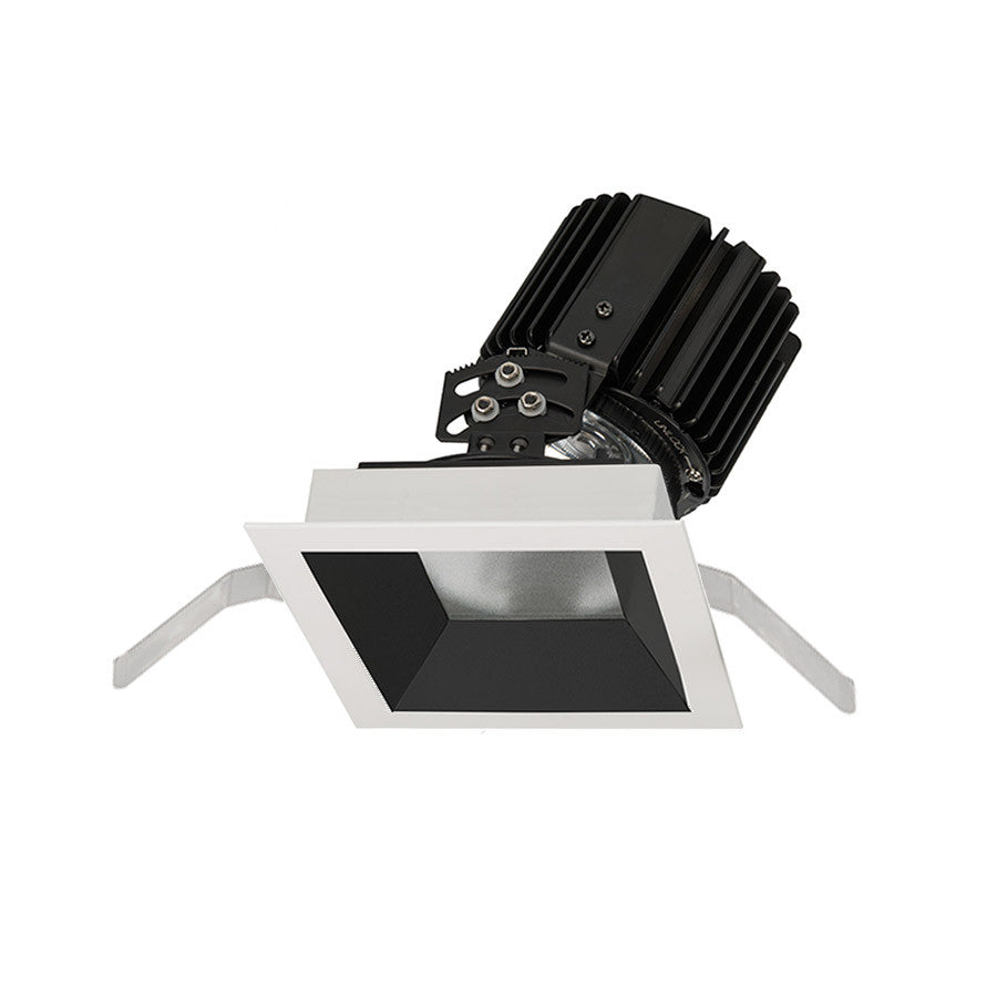 Volta Square Adjustable Trim with LED Light Engine Spot 15 Beam 3000K Soft White in Black Haze