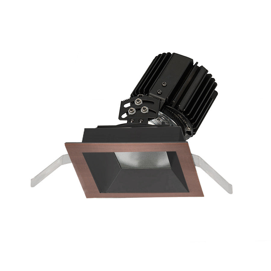 Volta Square Adjustable Trim with LED Light Engine Spot 15 Beam 2700K Warm White in Copper Bronze