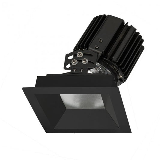 Volta 4.5in Square Adjustable Trim Flood Beam 1800-4000K in Black - R4SAT-FTWA-BK