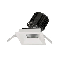 Volta Square Adjustable Trim with LED Light Engine Flood 45 Beam 3500K White in White