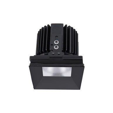 Volta Square Shallow Regressed Invisible Trim with LED Light Engine Flood 45 Beam 3000K Soft White 90CRI in Black