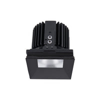Volta 4.5in Square Shallow Regressed Trimless Wide Flood Beam 2700-6500K in Black - R4SD1L-WTWB-BK