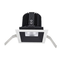 Volta Square Shallow Regressed Trim with LED Light Engine Narrow 25 Beam 3500K White in Black Haze