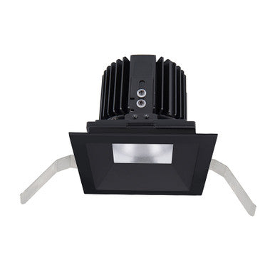 Volta Square Shallow Regressed Trim with LED Light Engine Narrow 25 Beam 3500K White in Black