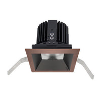 Volta Square Shallow Regressed Trim with LED Light Engine Flood 45 Beam 3500K White in Copper Bronze