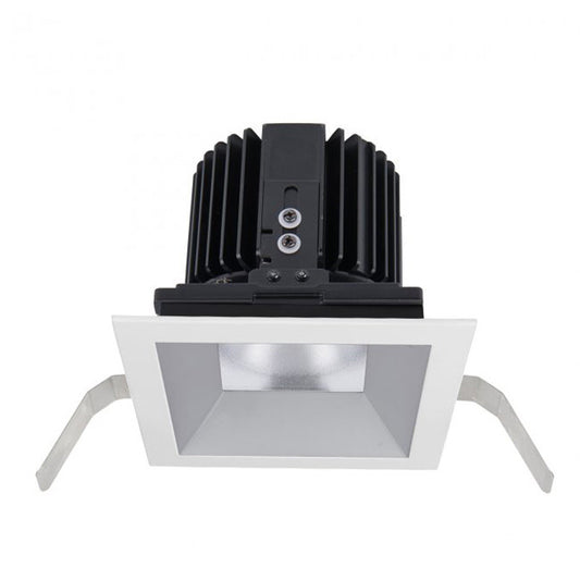 Volta 4.5in Square Shallow Regressed Trim Flood Beam 1800-4000K in Haze White - R4SD1T-FTWA-HZWT