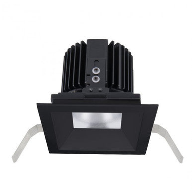 Volta 4.5in Square Shallow Regressed Trim Flood Beam 1800-4000K in Black - R4SD1T-FTWA-BK