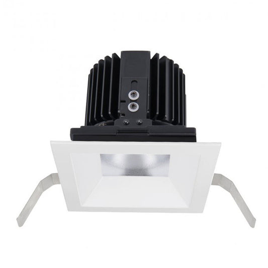 Volta 4.5in Square Shallow Regressed Trim Wide Flood Beam 2700-6500K in White - R4SD1T-WTWB-WT