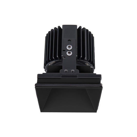 Volta Square Invisible Trim with LED Light Engine Wide Flood 60 Beam 2700K Warm White in Black