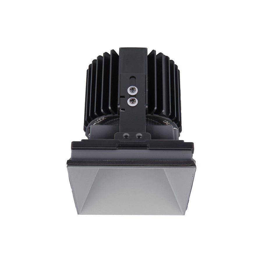Volta Square Invisible Trim with LED Light Engine Flood 45 Beam 3500K White in Haze