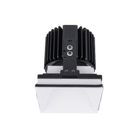 Volta Square Invisible Trim with LED Light Engine Flood 45 Beam 3500K White in White