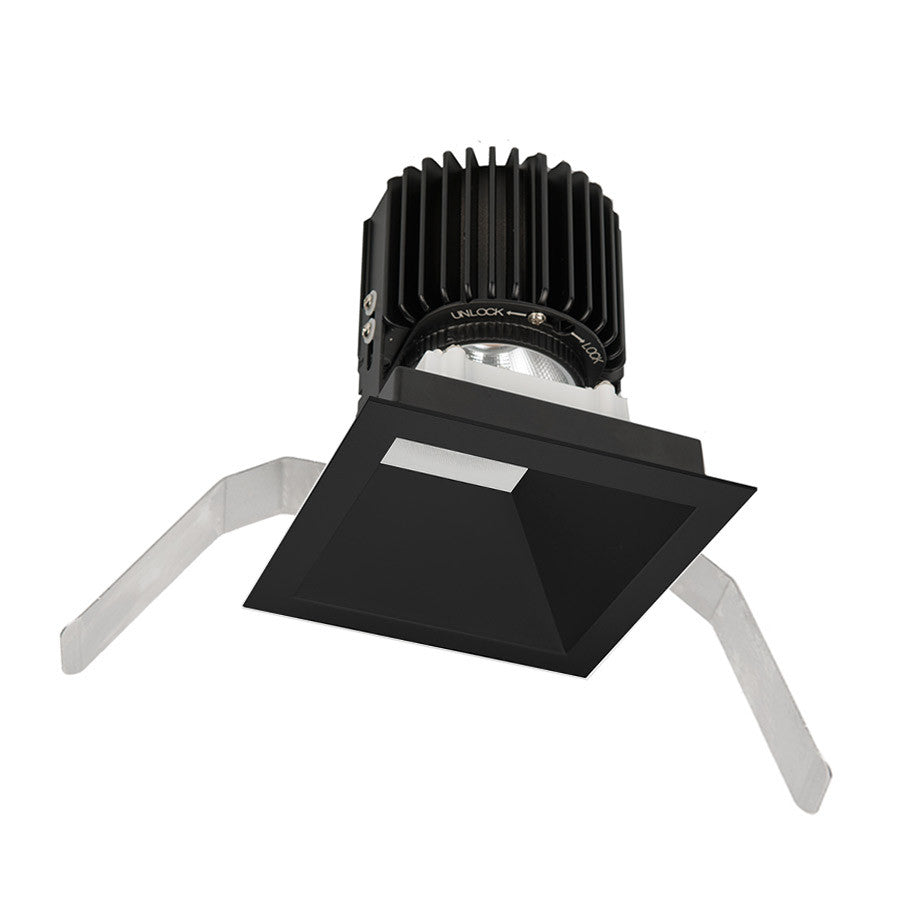 Volta Square Trim with LED Light Engine Narrow 25 Beam 4000K Cool White in Black