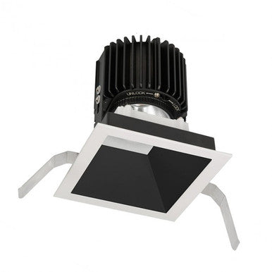 Volta 4.5in Square Trim Narrow Beam 1800-4000K in Black - R4SD2T-NTWA-BK