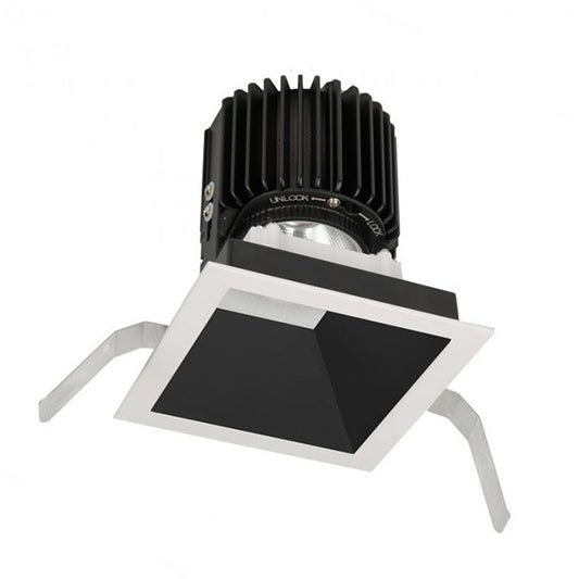 Volta 4.5in Square Trim Narrow Beam 1800-4000K in Black White - R4SD2T-NTWA-BKWT