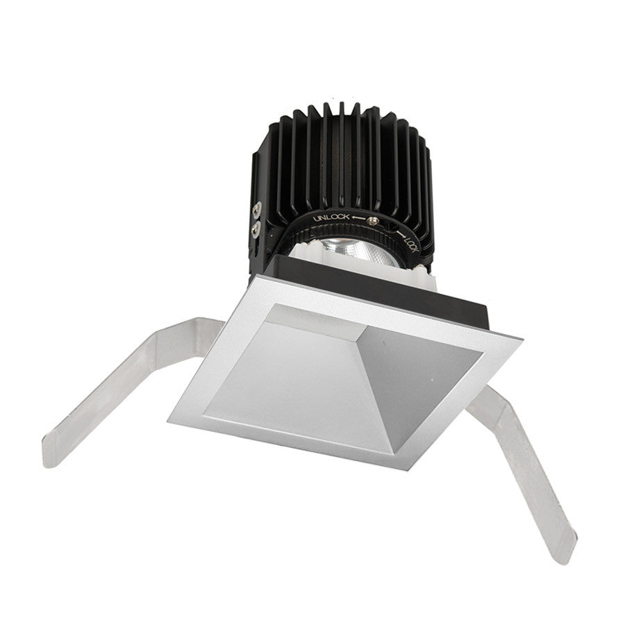 Volta Square Trim with LED Light Engine Spot 15 Beam 4000K Cool White in Haze