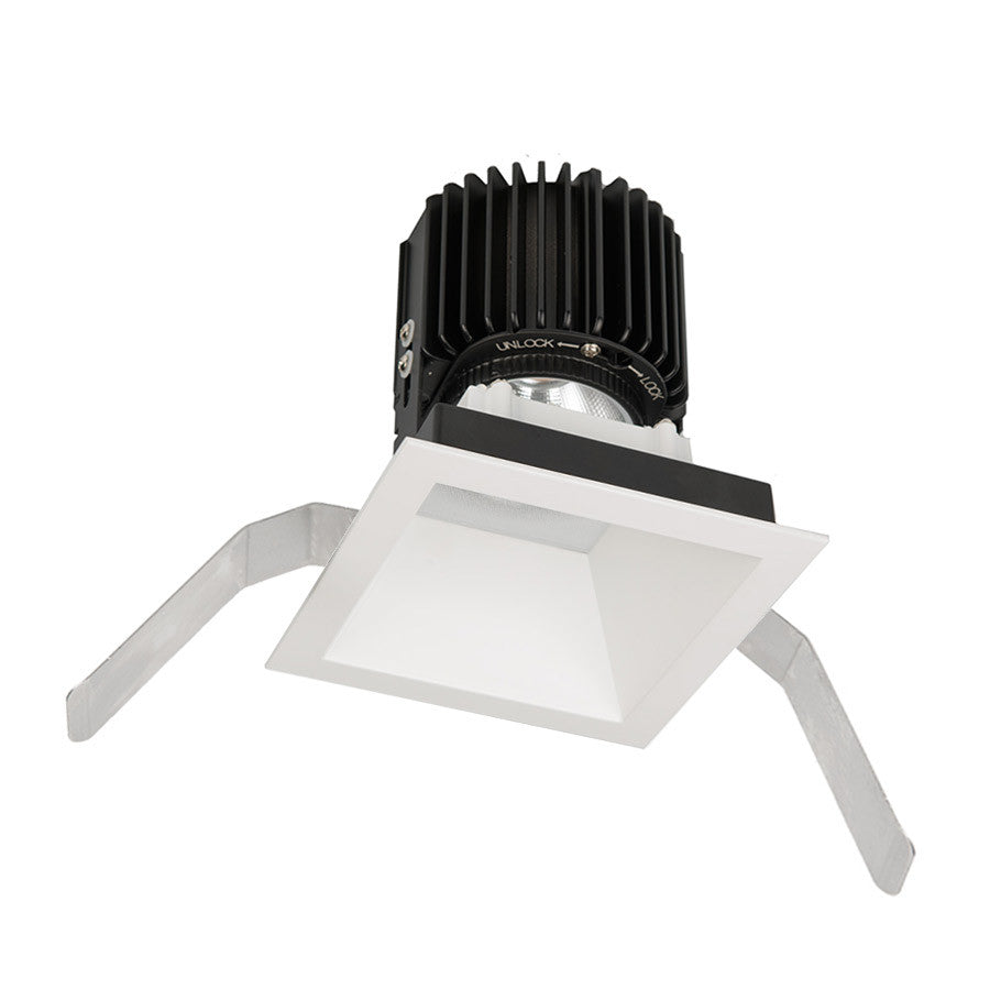Volta Square Trim with LED Light Engine Spot 15 Beam 3000K Soft White in White