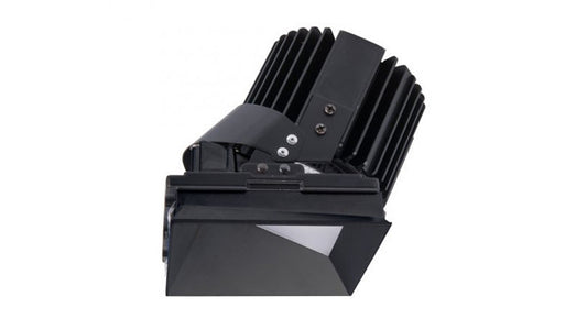 Volta 4.5in Square Wall Wash Trimless Asymmetrical Beam 2700-6500K in Black - R4SWL-ATWB-BK
