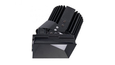 Volta 4.5in Square Wall Wash Trimless Asymmetrical Beam 2700-6500K in Black - R4SWL-ATWB-BK