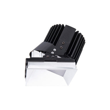 Volta Square Wall Wash Invisible Trim with LED Light Engine Asymmetrical Beam 4000K Cool White in White