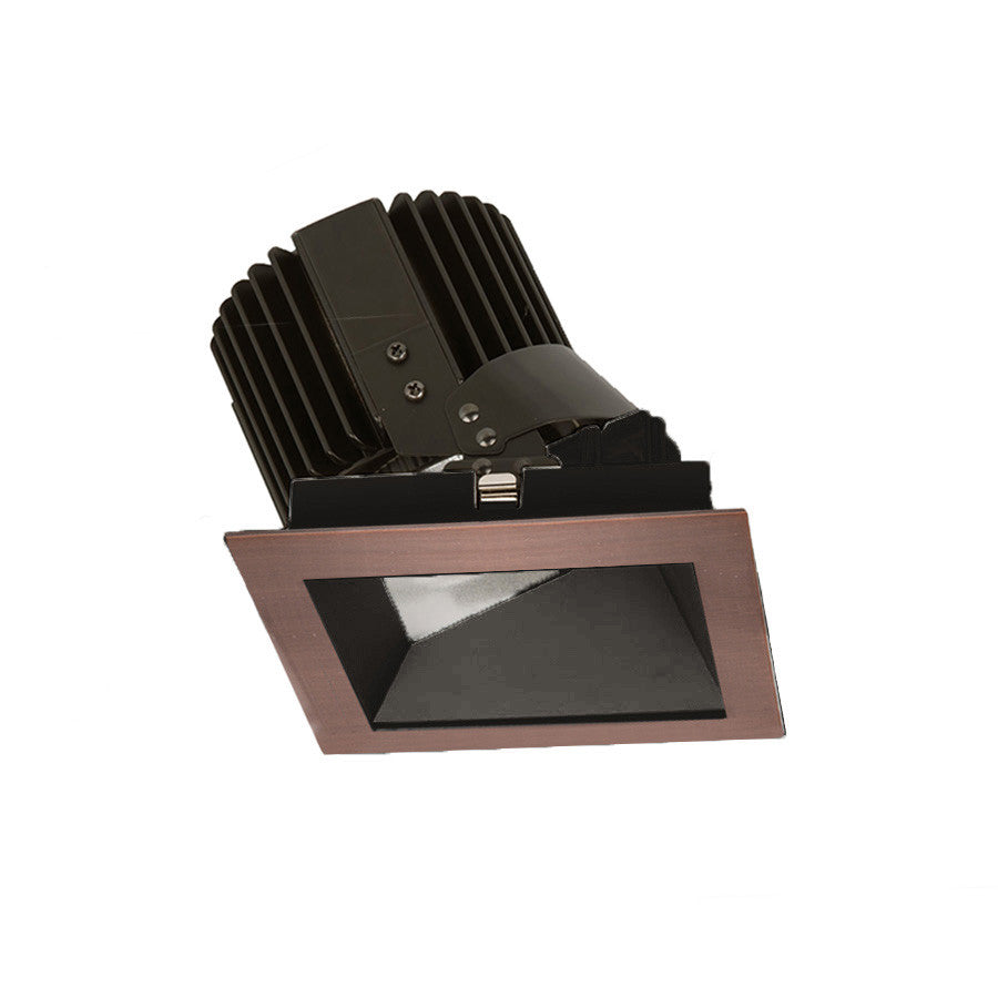 Volta 4.5in Square Wall Wash Trim Asymmetrical Beam 2700-6500K in Copper Bronze - R4SWT-ATWB-CB