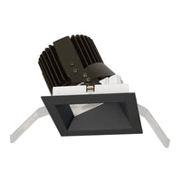 Volta Square Wall Wash Trim with LED Light Engine Asymmetrical Beam 3500K White in Black