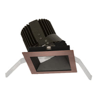Volta Square Wall Wash Trim with LED Light Engine Asymmetrical Beam 3000K Soft White in Copper Bronze