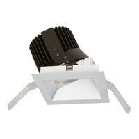 Volta Square Wall Wash Trim with LED Light Engine Asymmetrical Beam 3000K Soft White in Haze