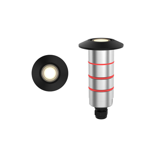 1in. Indoor/Outdoor LED Inground Indicator Light - RM-1021-30-BK