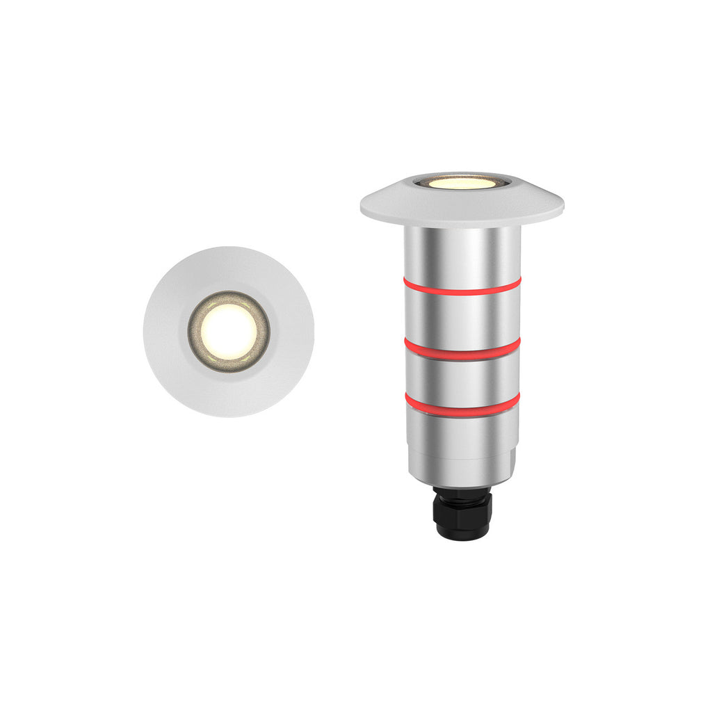 1in. Indoor/Outdoor LED Inground Indicator Light - RM-1021-27-WT