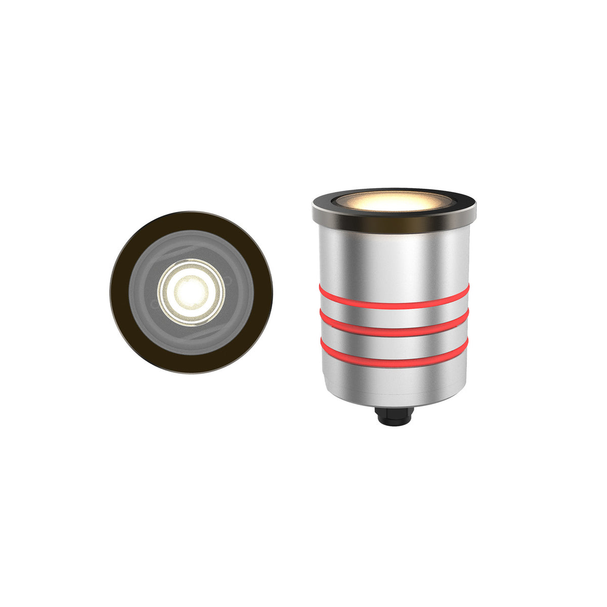 2in. Indoor/Outdoor LED Inground Indicator Light - RM-2011-27-BS