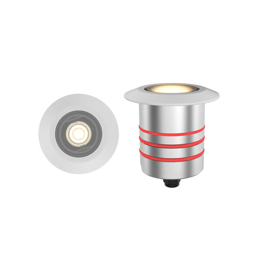 2in. Indoor/Outdoor LED Inground Indicator Light - RM-2021-27-WT