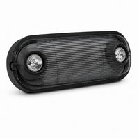 2 Lamp, Weatherproof Emergency Fixture, Black Housing, 120/277V, Ultra bright MR-16 lamps
