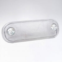 2 Lamp, Weatherproof Emergency Fixture, Gray Housing, 120/277V, Ultra bright MR-16 lamps