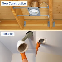 Recessed Cans For Downlights - Different Options For Size, Install Method, and Profile Height