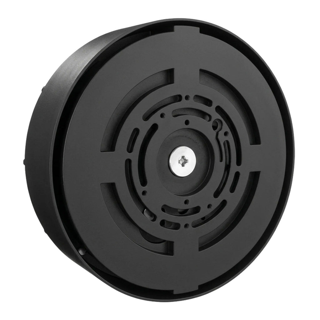 LED Round Bulk Head Light With Eyelid Cover - Glass Lens - Wall or Ceiling Mount – Wet Location - Watt Selectable 15W/12W/9W - Color Selectable 30K/40K/50K - 120/277V - Black Finish - Integrated Photocell Included