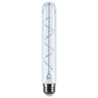 6 Watt T9 LED Reminiscent; Flex Gray Coil Filament E26 3000K 120 Volt