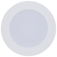 LED 4 Inch  Wafer Downlight Retrofit- E26 Adapter Included - 8 Watts - Color Temperature Selectable 27K/30K/35K/40K/50K - 120V - Flat Trim - Recessed Can Required